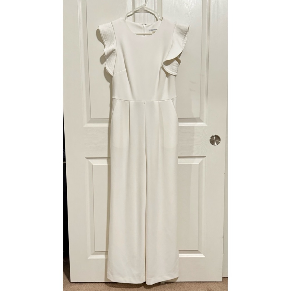 Calvin Klein White Jumpsuit